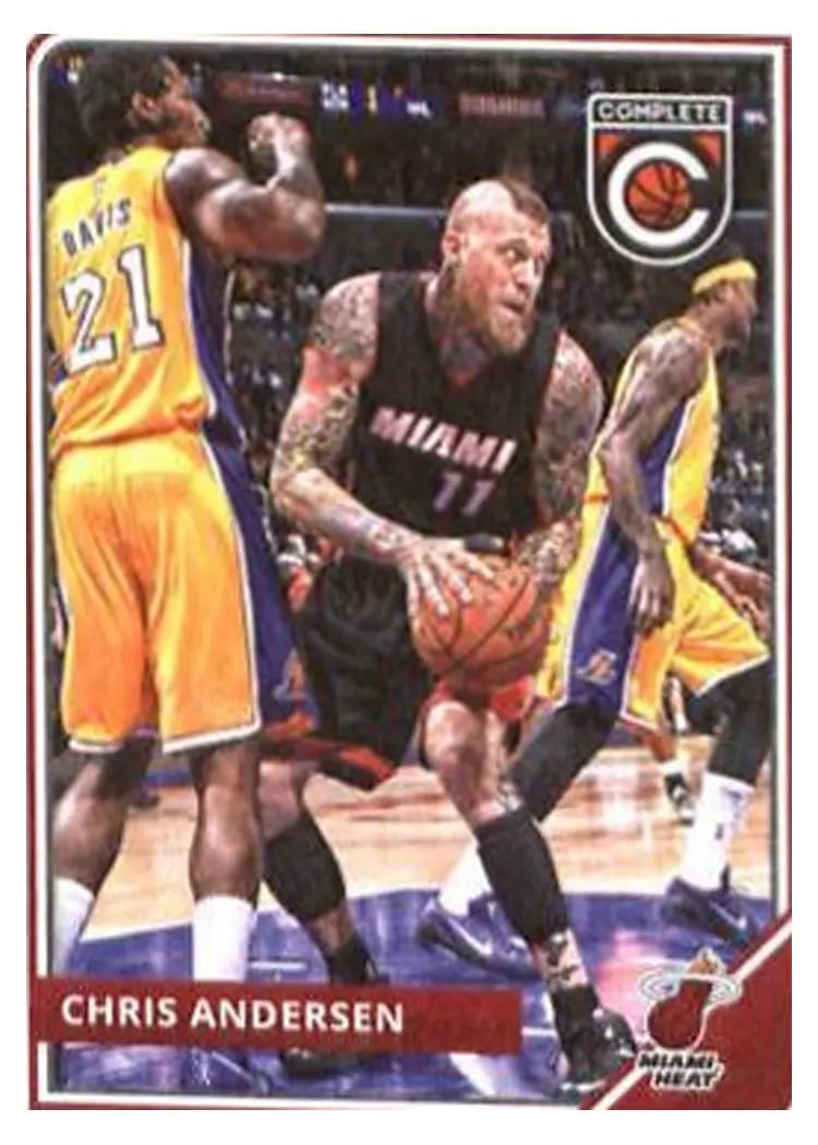 2015 Panini Complete Chris Andersen #13 card
