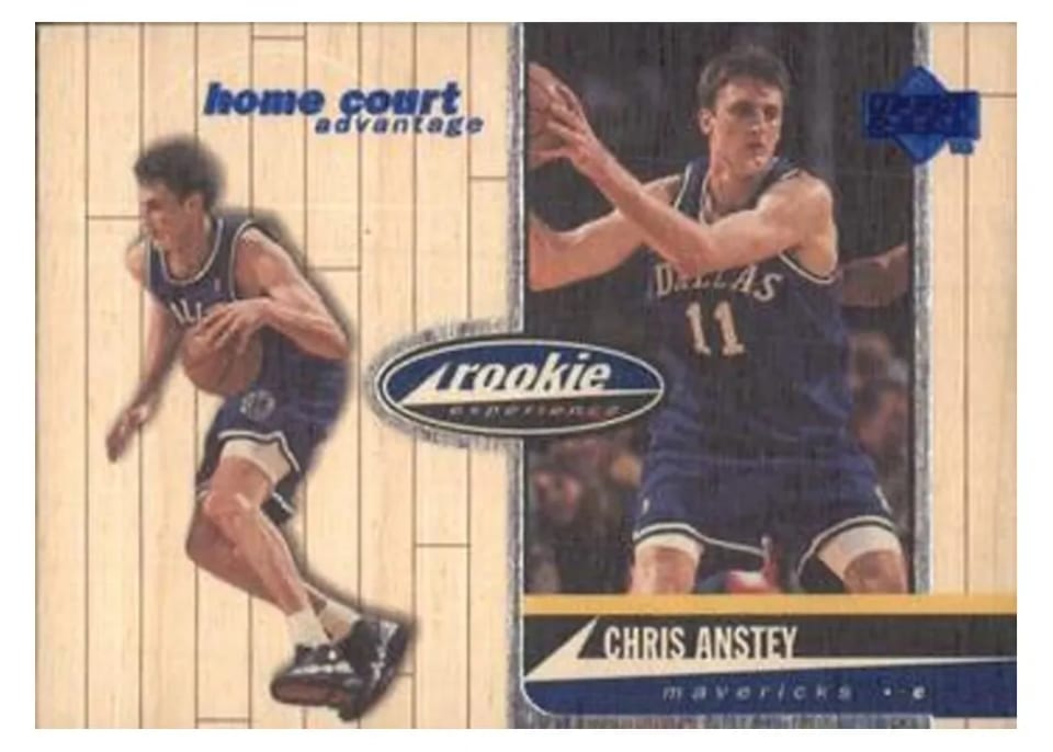 1998 Upper Deck Hardcourt Chris Anstey #88 card