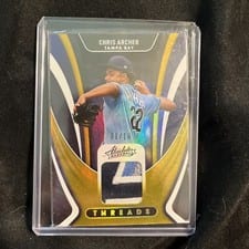 2022 Panini Absolute Threads Chris Archer #TR-CA card