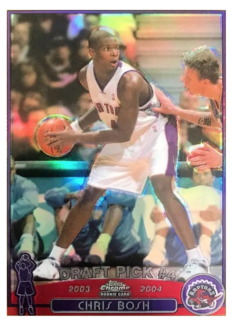 2003 Topps Chrome Chris Bosh #114 card