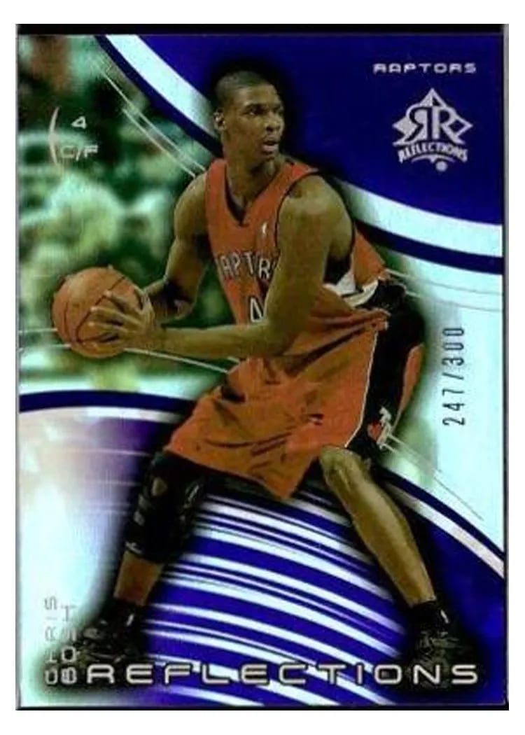 2003 Upper Deck Triple Dimensions Reflections Chris Bosh #81 card