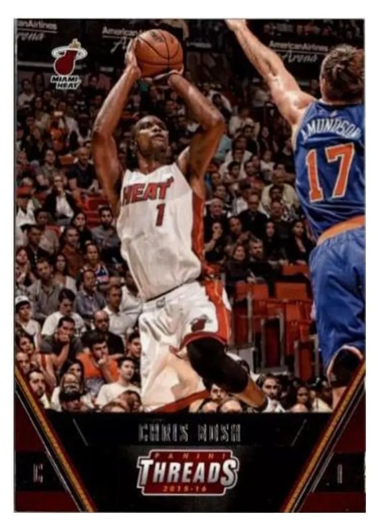 2015 Panini Threads Chris Bosh #150 card