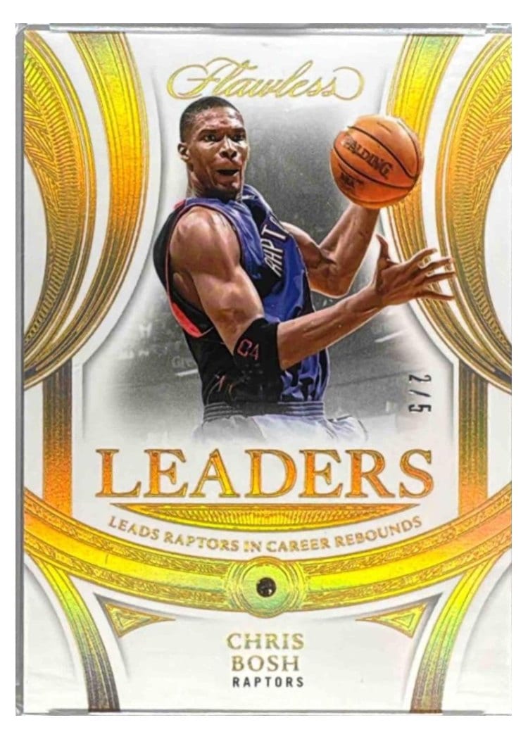 2024-25 Panini Flawless Base Gems Chris Bosh Gold #167 card