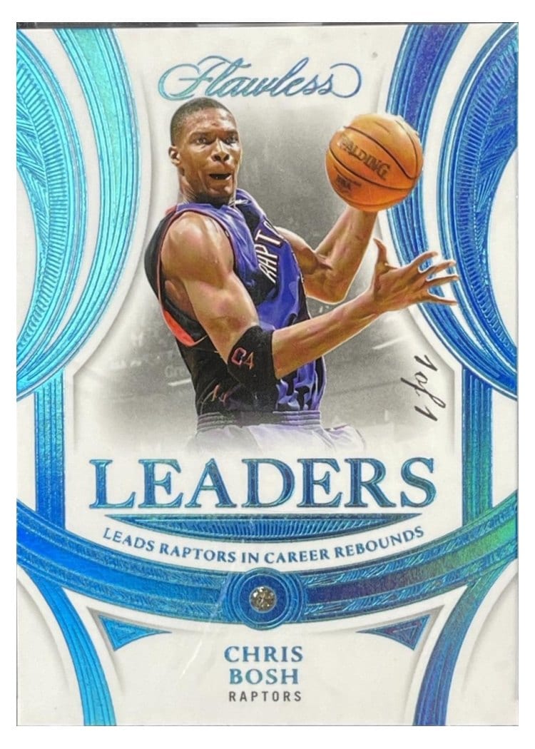 2024-25 Panini Flawless Base Gems Chris Bosh #167 card