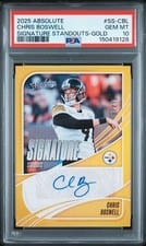 2025 Panini Absolute Signature Standouts Chris Boswell #SS-CBL card