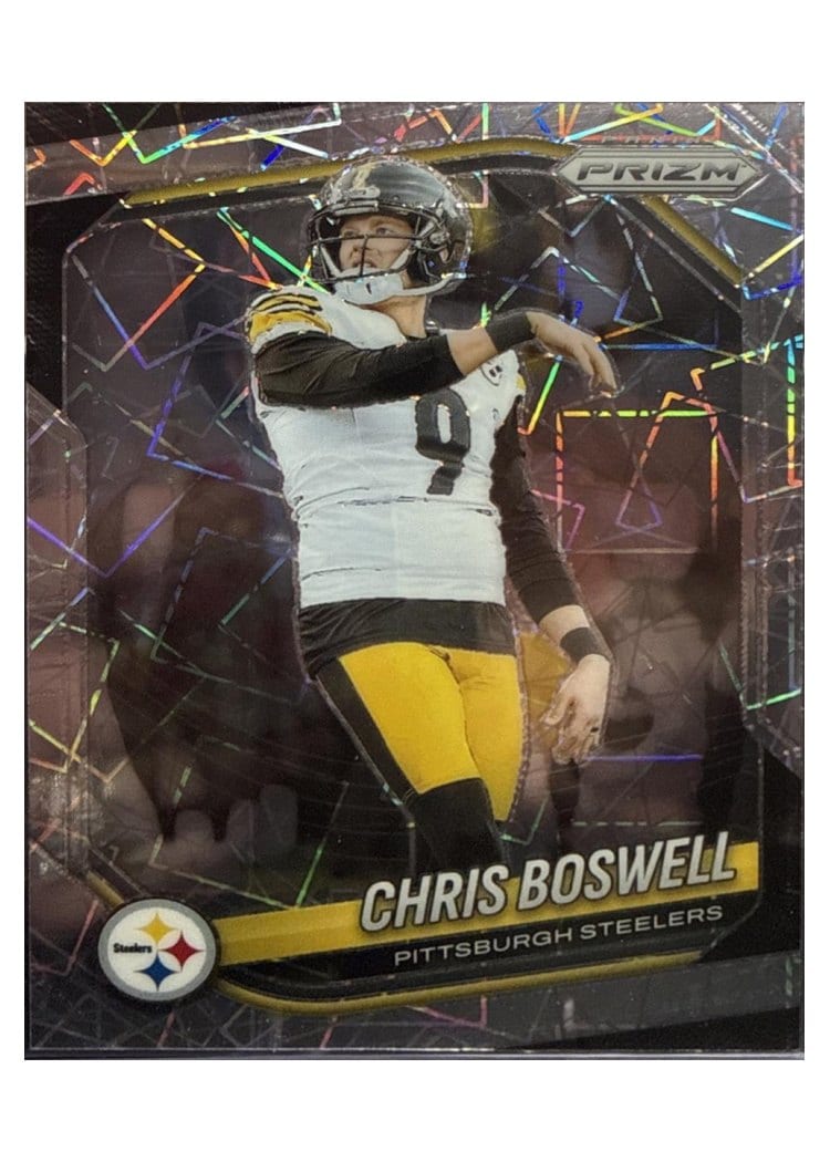 2025 Panini Prizm Base Set Chris Boswell Lazer #174 card
