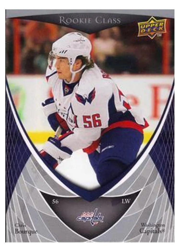 2007 Upper Deck Rookie Class Chris Bourque #40 card