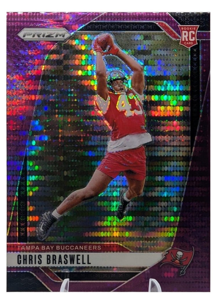 2024 Panini Prizm Base Set Chris Braswell Purple Pulsar #320 card