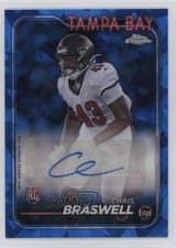 2024 Topps Chrome Sapphire Edition Rookies Autographs Sapphire Chris Braswell #RA-CB card