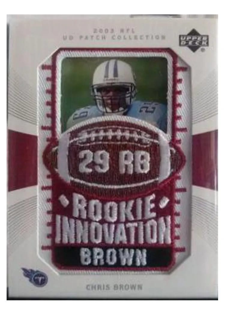 2003 Upper Deck Patch Collection Chris Brown #140 card