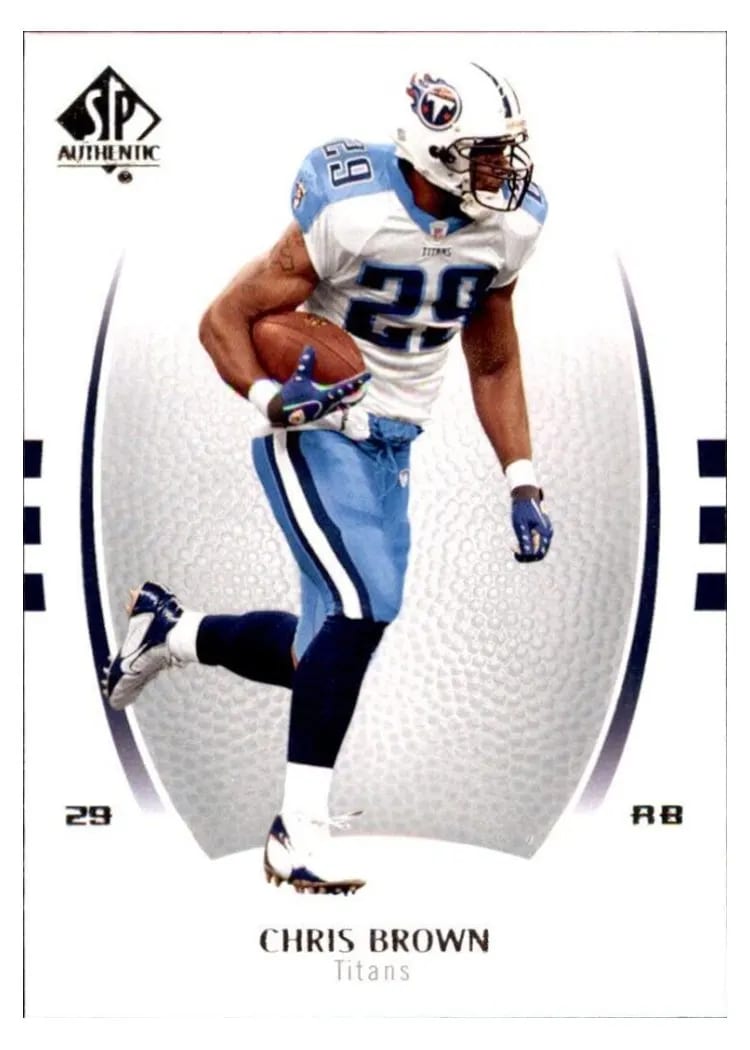 2007 SP Authentic Chris Brown #23 card