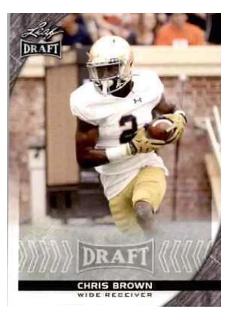 2016 Leaf Draft Chris Brown #14 card