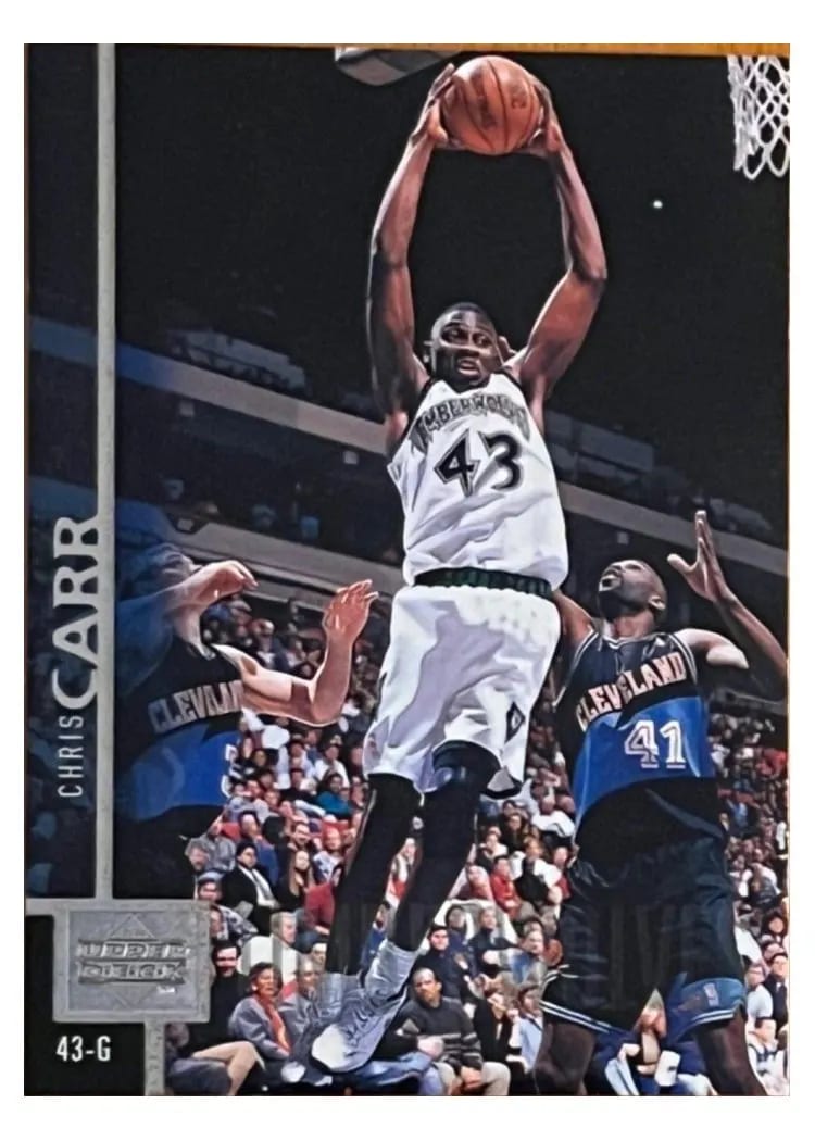 1997 Upper Deck Chris Carr #73 card