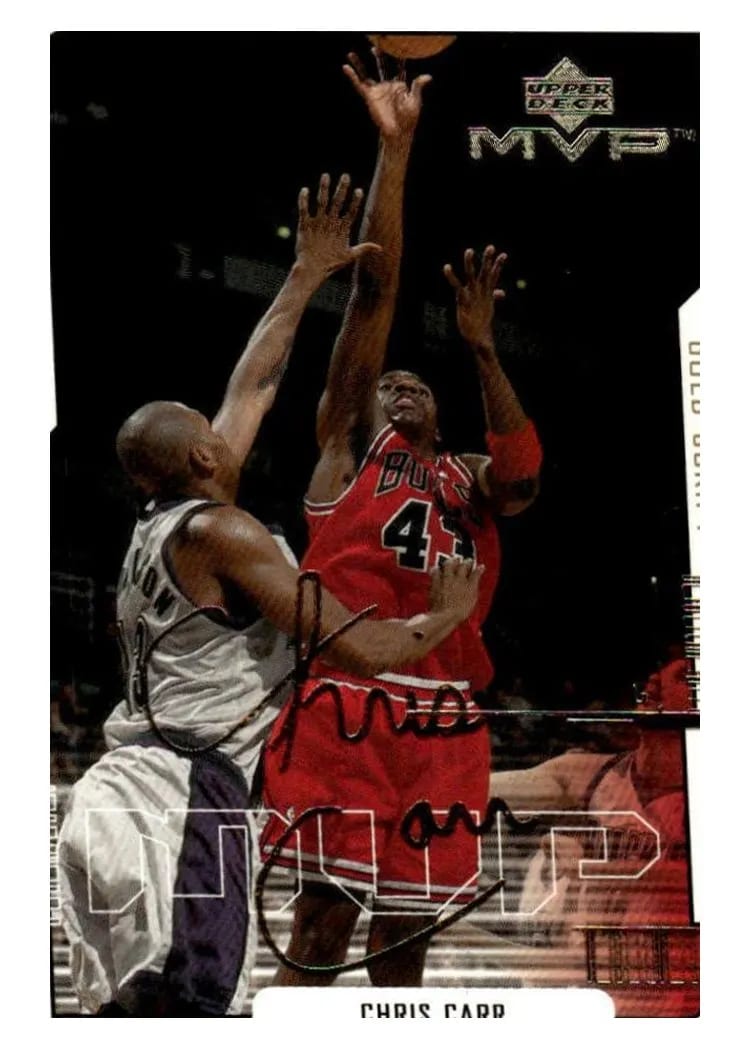 2000 Upper Deck MVP Chris Carr #25 card