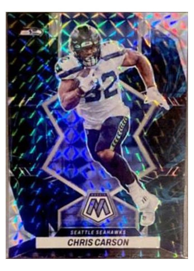2022 Panini Mosaic Base Set Chris Carson #219 card