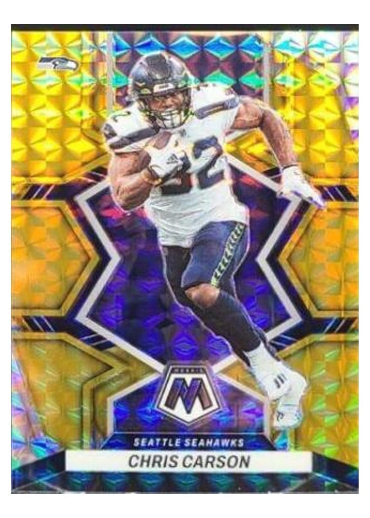 2022 Panini Mosaic Base Set Chris Carson #219 card