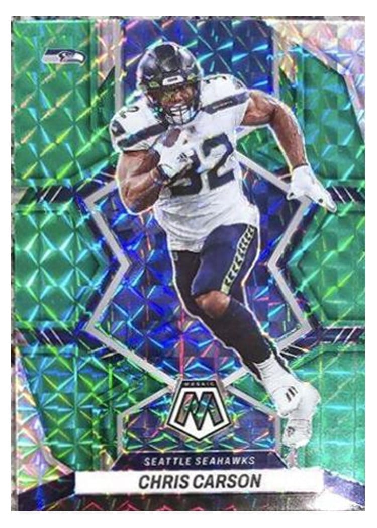 2022 Panini Mosaic Base Set Chris Carson #219 card