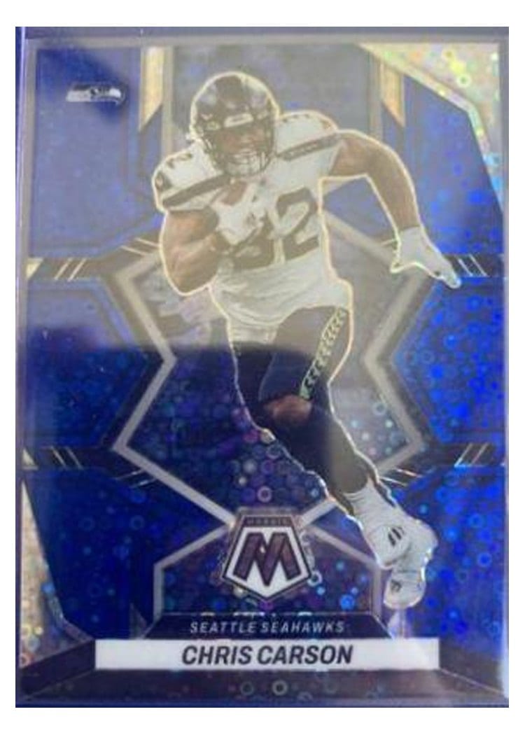 2022 Panini Mosaic Base Set Chris Carson #219 card