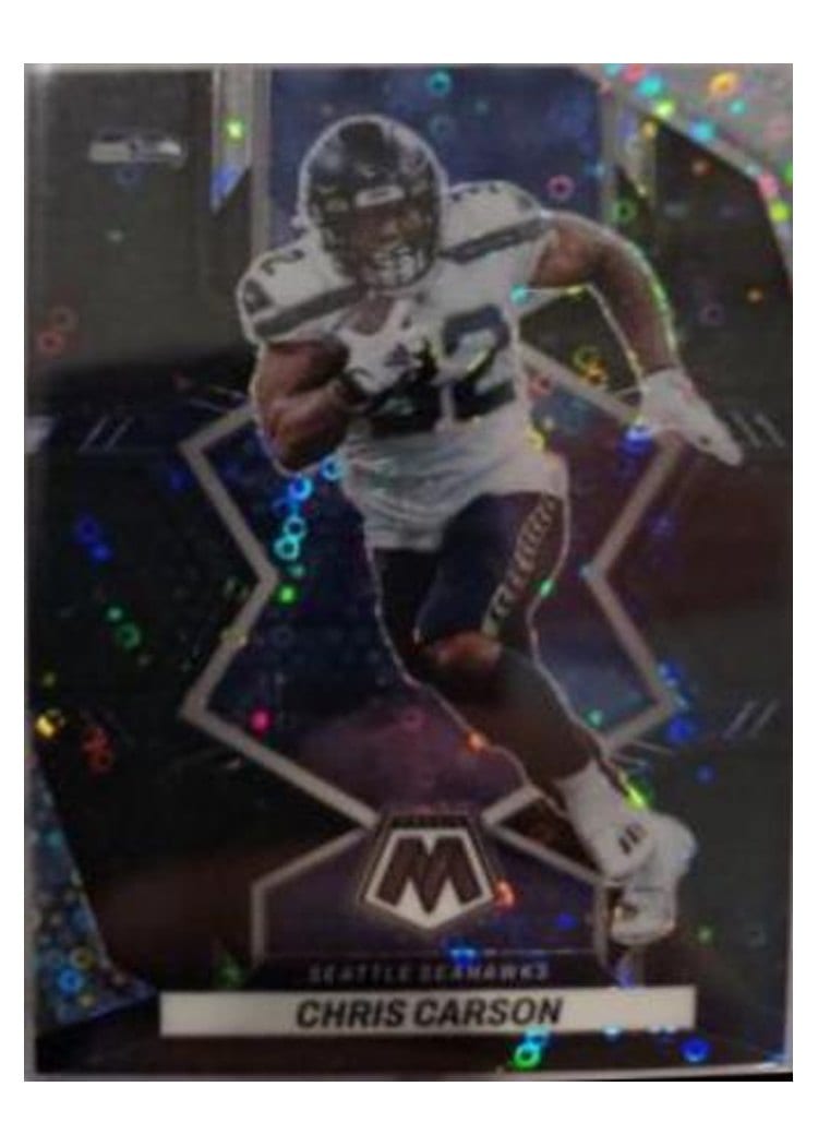 2022 Panini Mosaic Base Set Chris Carson #219 card