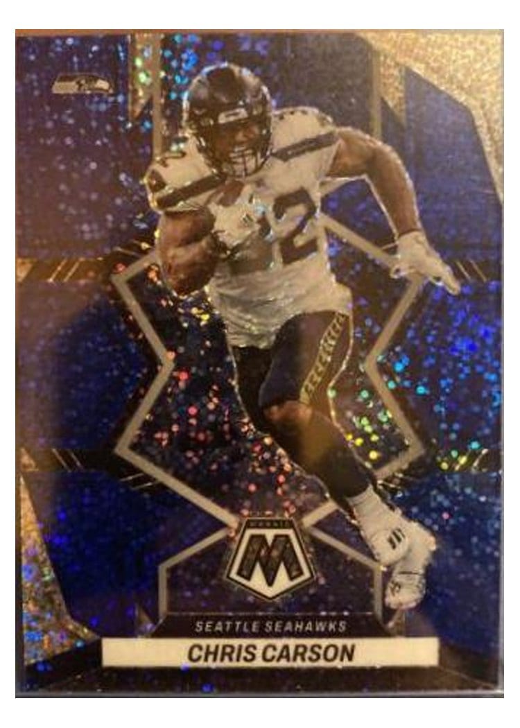 2022 Panini Mosaic Base Set Chris Carson #219 card