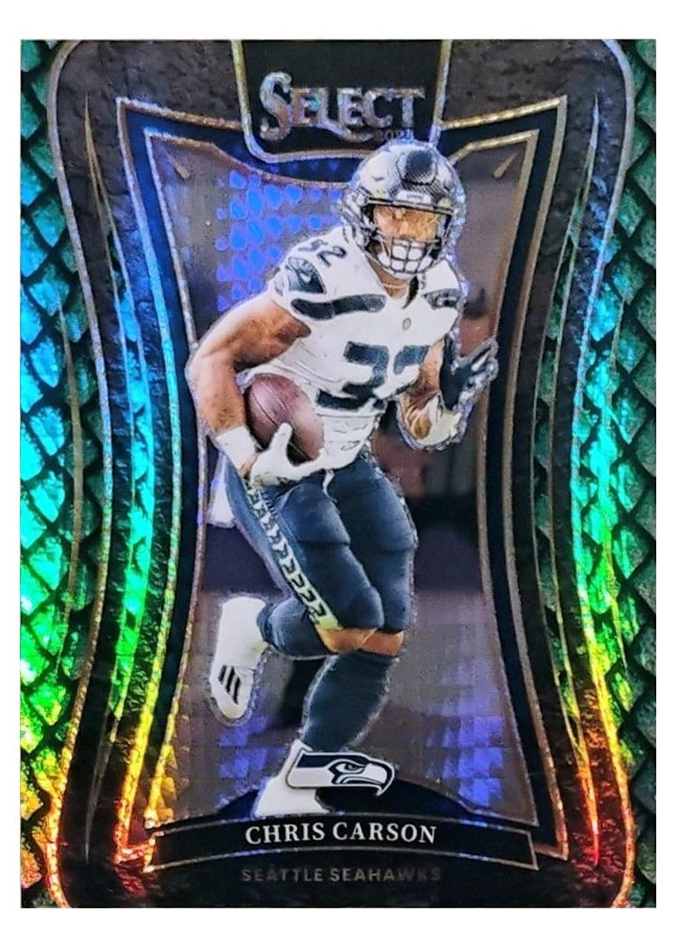 2024 Panini Select Base Set Chris Carson #318 card