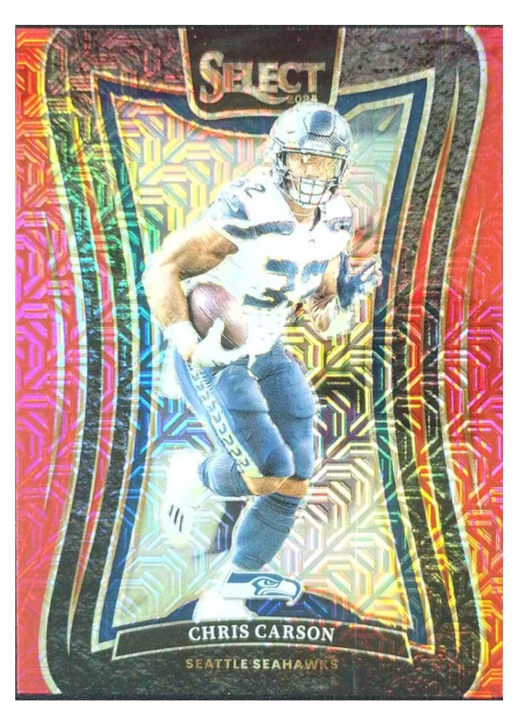 2024 Panini Select Base Set Chris Carson Red Mojo #318 card