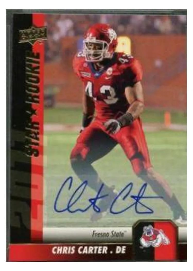 2011 Upper Deck Chris Carter Autograph #165 card