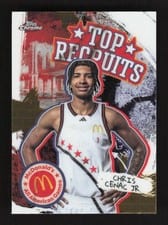 2025 Topps Chrome McDonald's All American Top Recruits Chris Cenac Jr. #TP-11