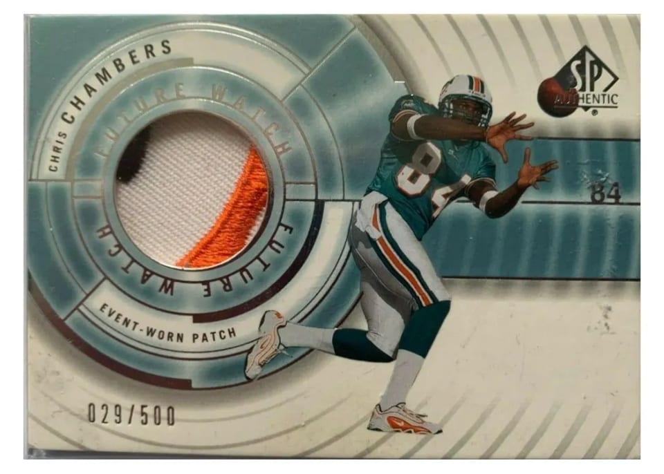 2001 SP Authentic Chris Chambers #107 card
