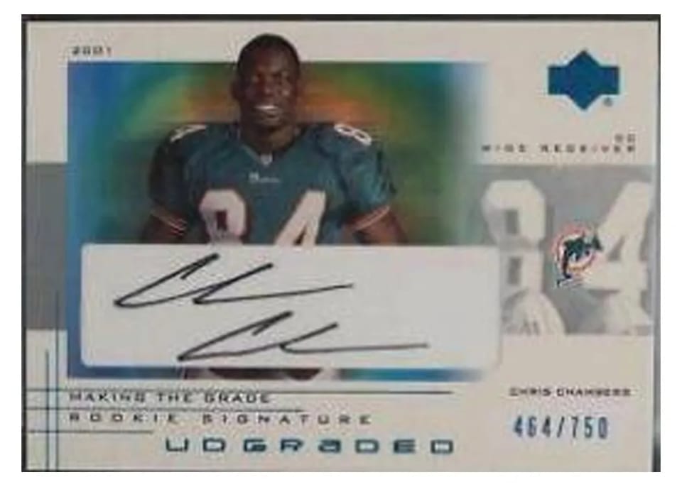 2001 Upper Deck Graded Chris Chambers #65 card