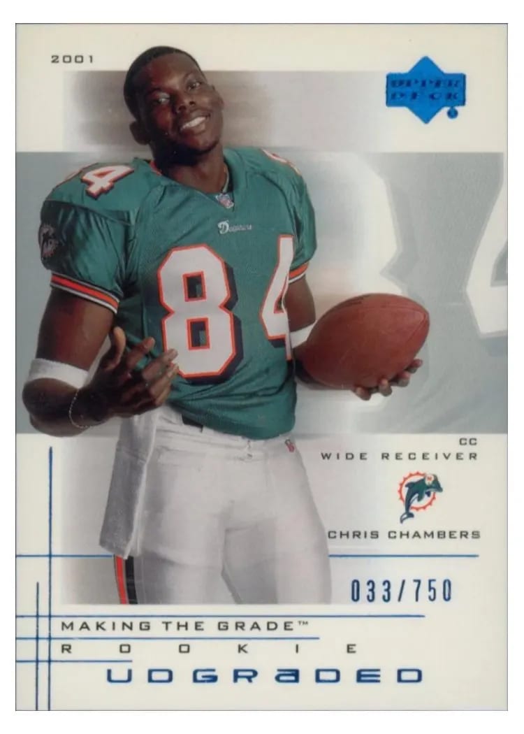2001 Upper Deck Graded Chris Chambers #65 card