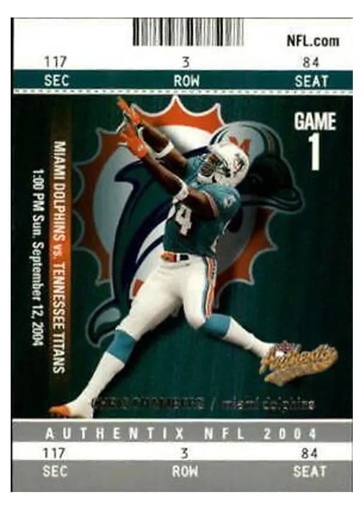 2004 Fleer Authentix Chris Chambers #11 card