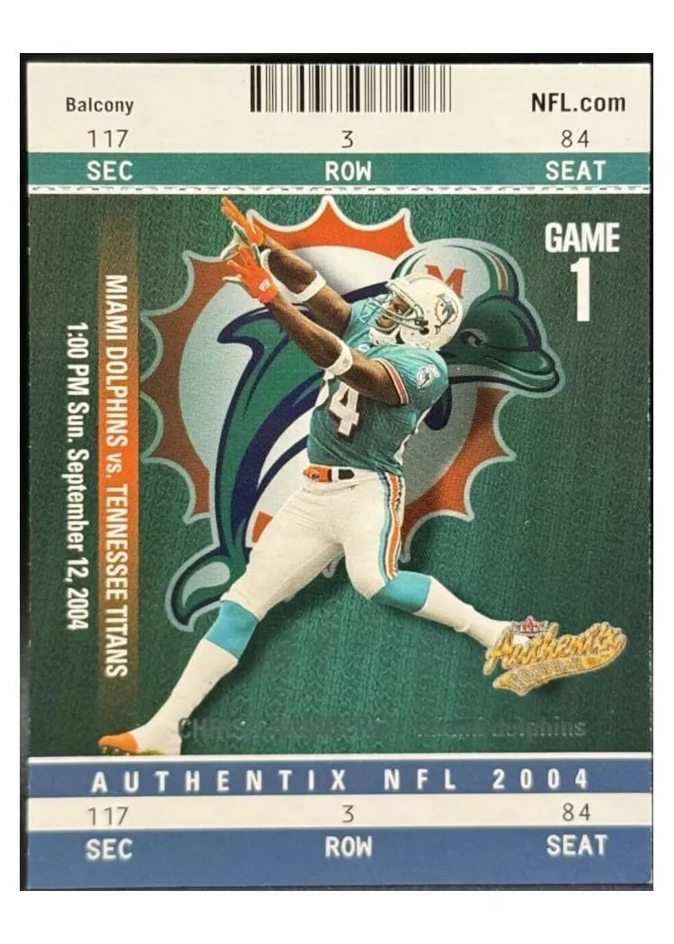 2004 Fleer Authentix Chris Chambers #11 card