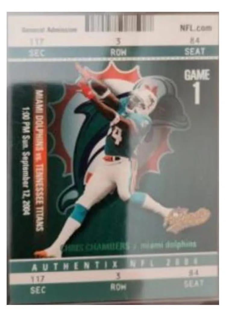 2004 Fleer Authentix Chris Chambers #11 card
