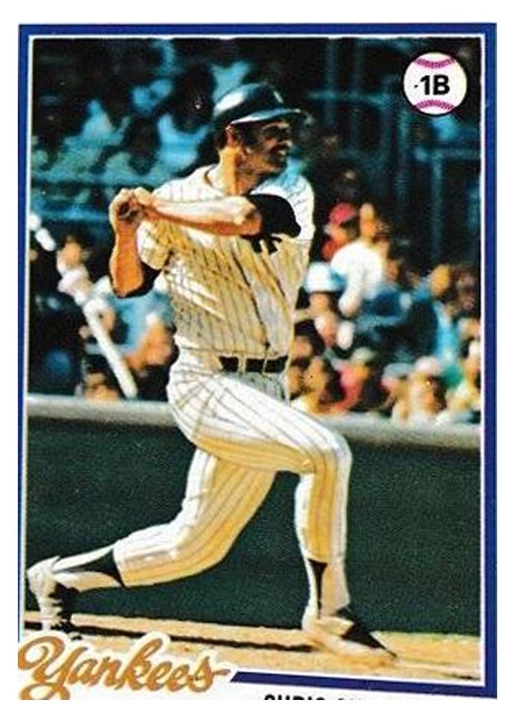 1978 Topps Chris Chambliss #485 card