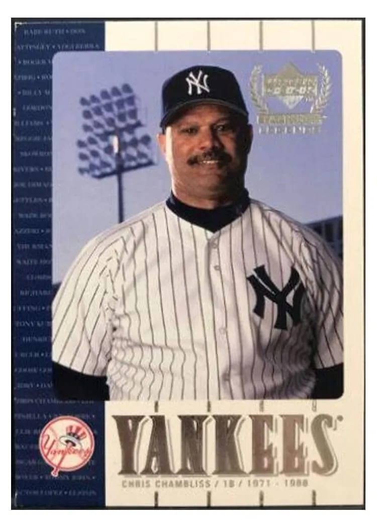 2000 Upper Deck Yankees Legends Chris Chambliss #34 card