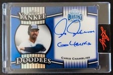 2025 Leaf Bronx Legacy Yankee Doodles Chris Chambliss #YD-CC1 card