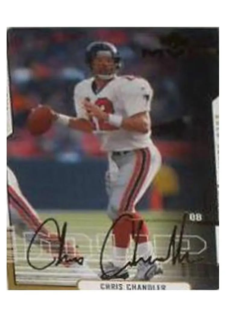 2000 Upper Deck MVP Chris Chandler #9 card