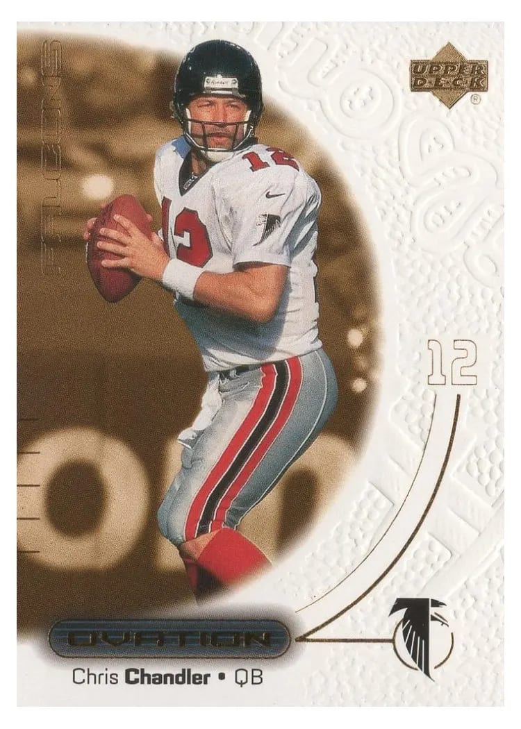 2000 Upper Deck Ovation Chris Chandler #3 card