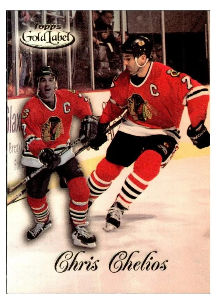 1998 Topps Gold Label Chris Chelios #3 card