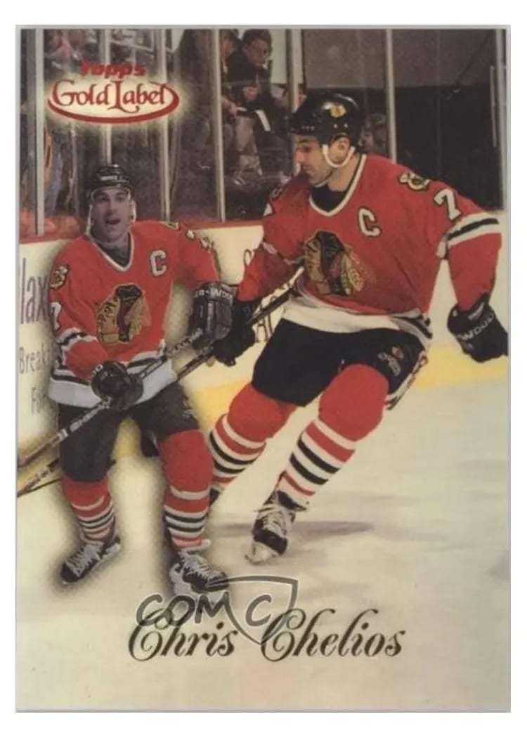 1998 Topps Gold Label Chris Chelios #3 card