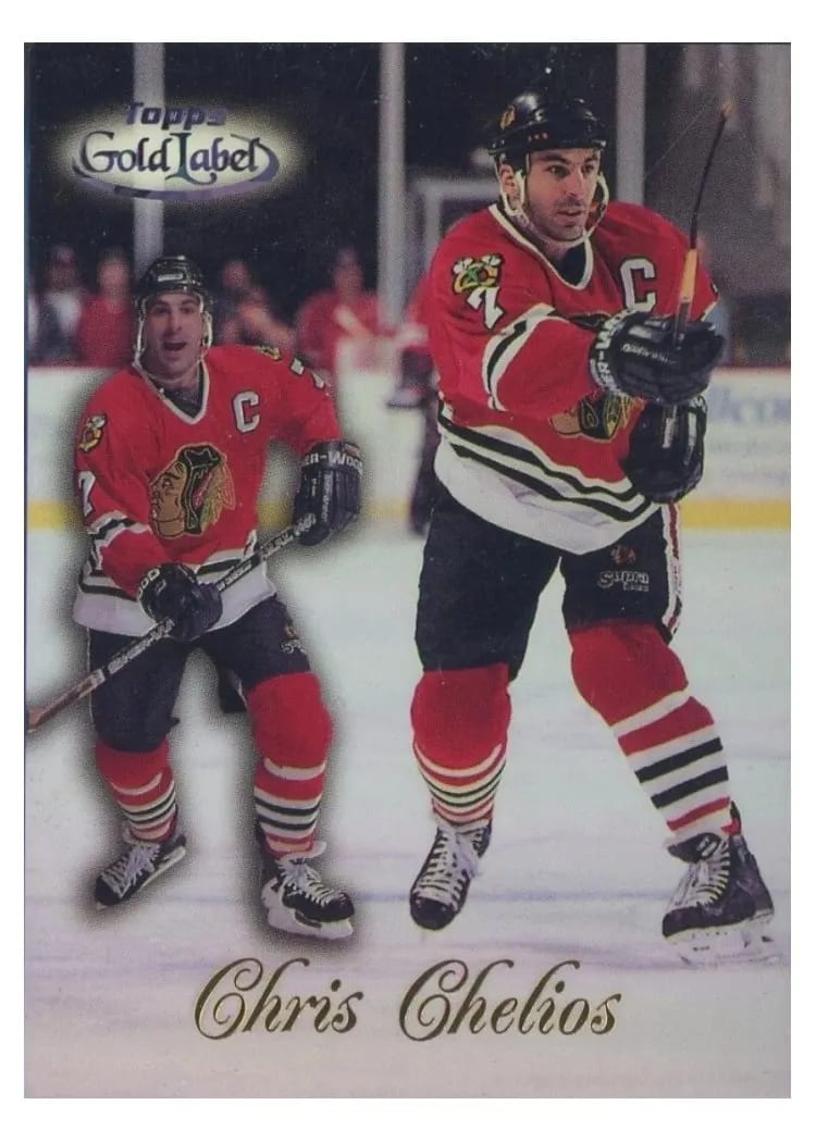 1998 Topps Gold Label Chris Chelios #3 card