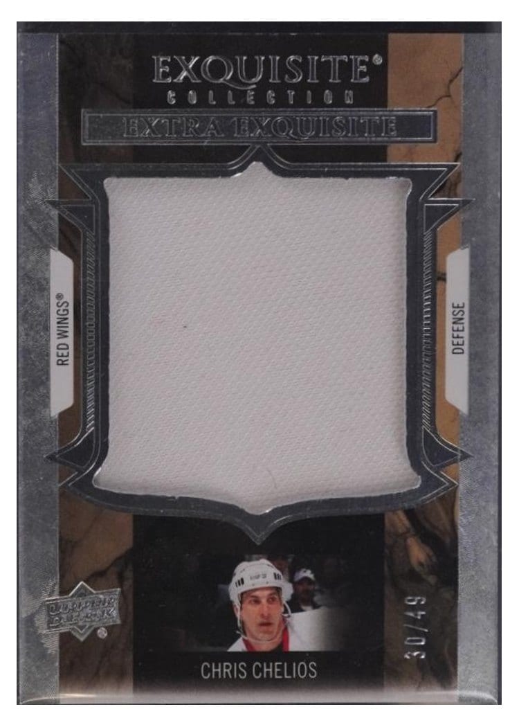 2025-26 Upper Deck Black Diamond Exquisite Extra Exquisite Jersey Chris Chelios #ECE-CC