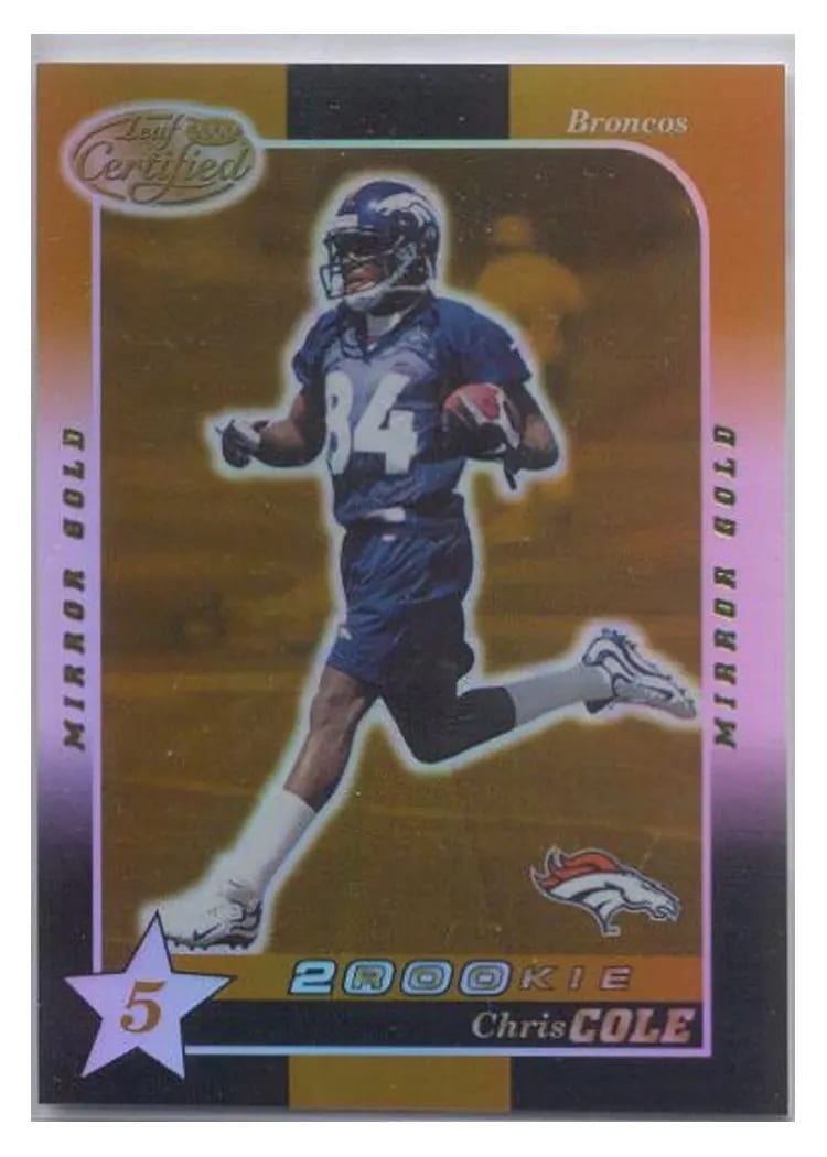 2000 Leaf Certified Chris Cole #232 card