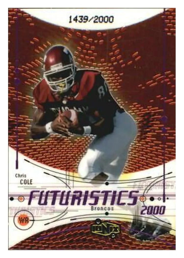 2000 Upper Deck Ionix Chris Cole #100 card