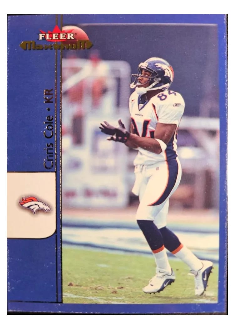 2002 Fleer Maximum Chris Cole #118 card