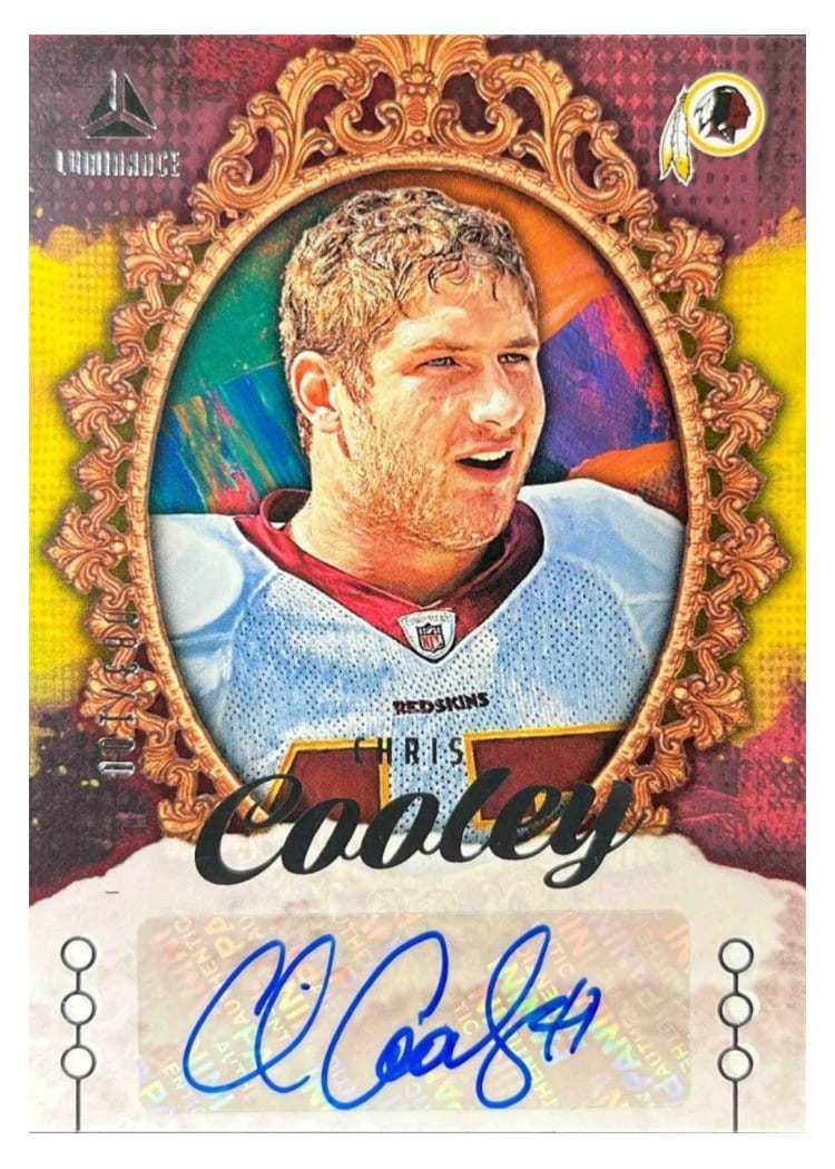 2025 Panini Luminance Portrait Signatures Chris Cooley #20 card