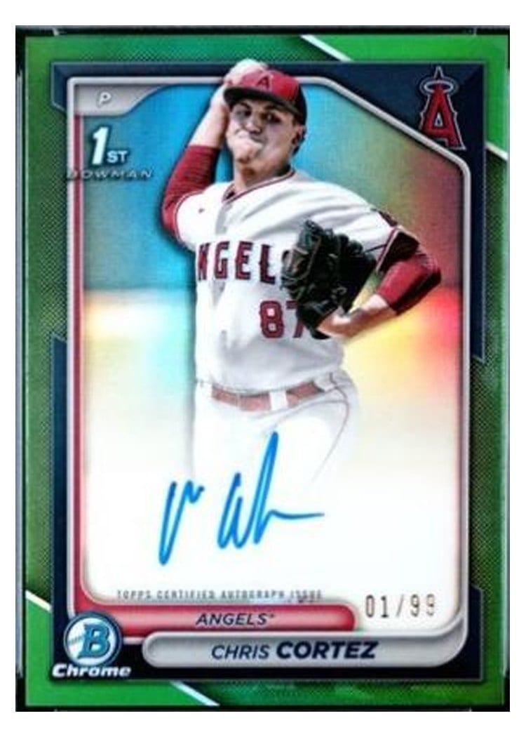 2024 Bowman Draft Chrome Prospect Autographs Chris Cortez #CPA-CCZ card