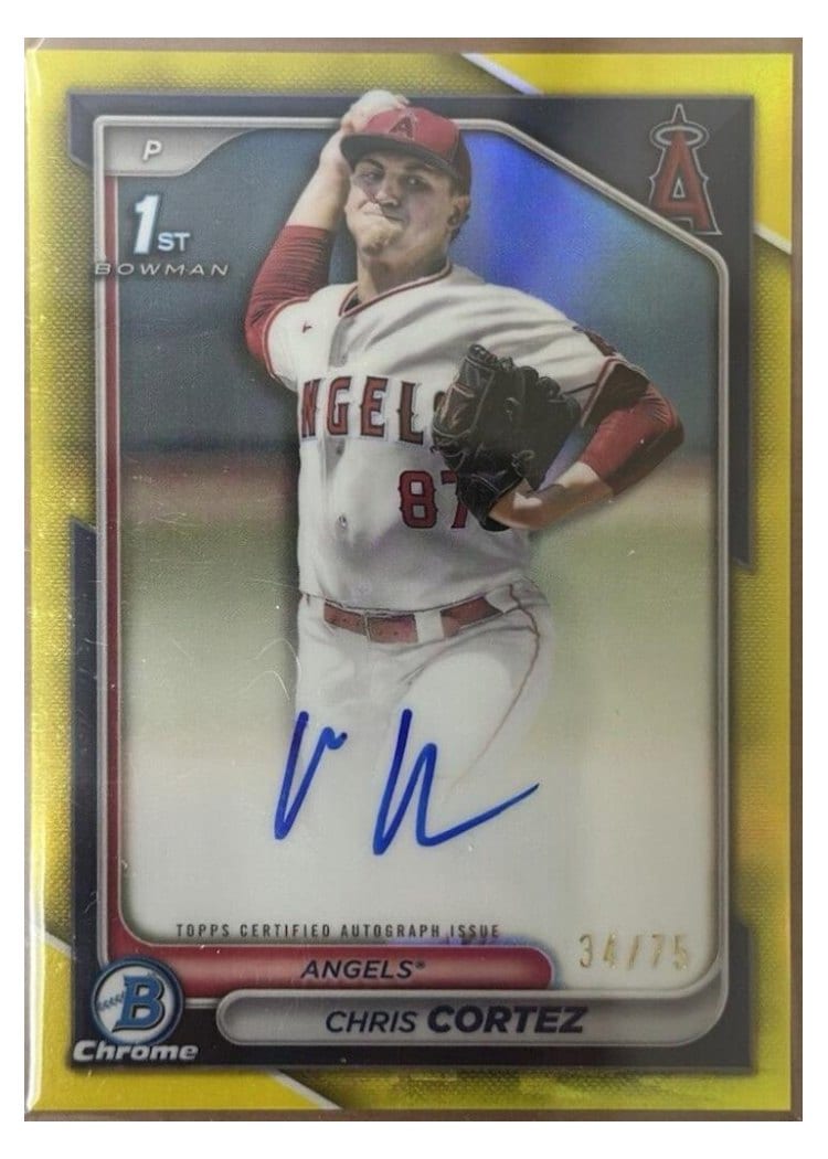 2024 Bowman Draft Chrome Prospect Autographs Chris Cortez #CPA-CCZ card
