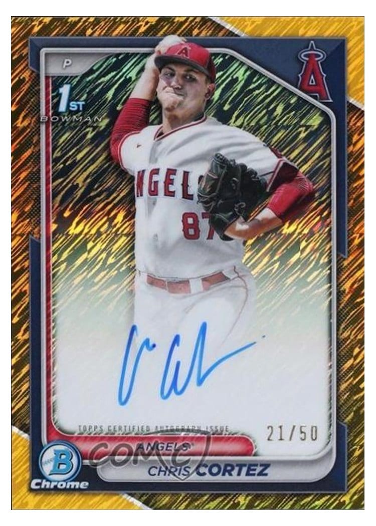 2024 Bowman Draft Chrome Prospect Autographs Chris Cortez #CPA-CCZ card